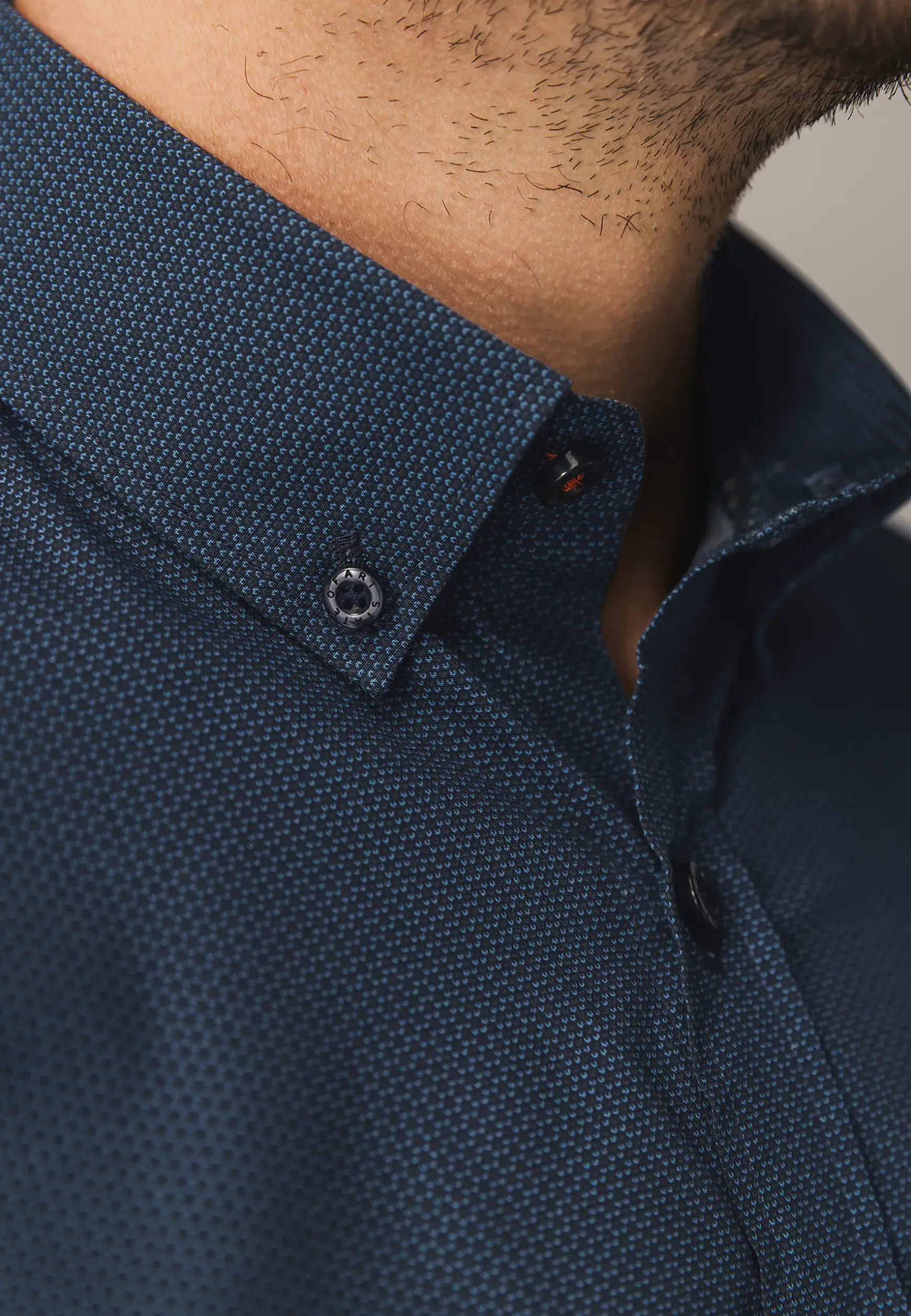 Regular fit overhemd met all-over print