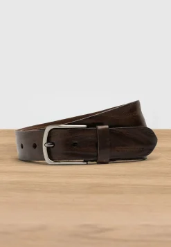 Riem van leer, 40 mm breed