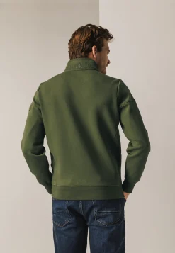Sweatvest van een katoenmix