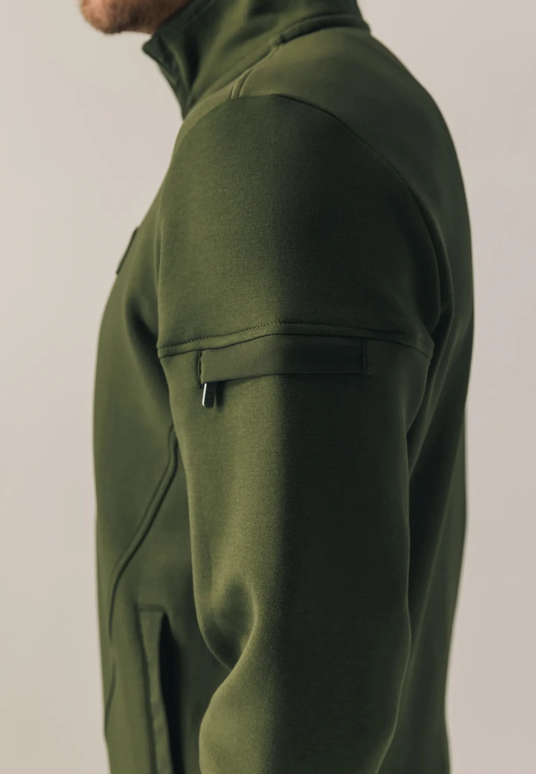 Sweatvest van een katoenmix