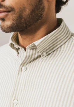 Twill overhemd met streepdessin