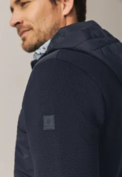 Vest met nylon voorkant