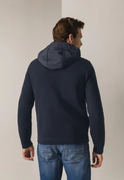 Vest met nylon voorkant