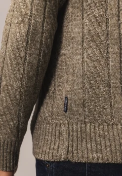 Vest met sjaalkraag van CIPRO-garen
