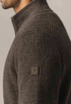 Vest van een lamswolmix