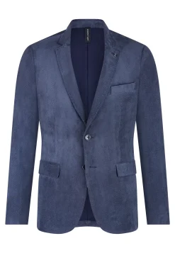 Volledig gevoerde babycord blazer